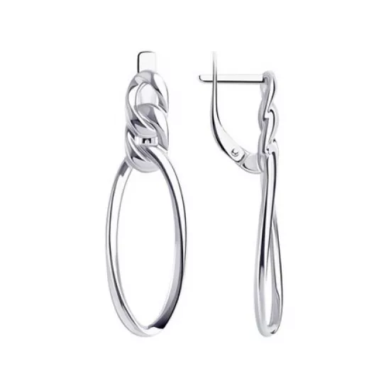 Серьги из серебра