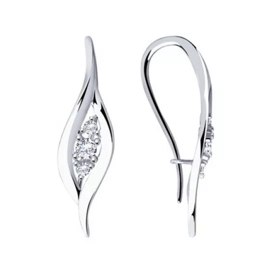 Серьги из серебра