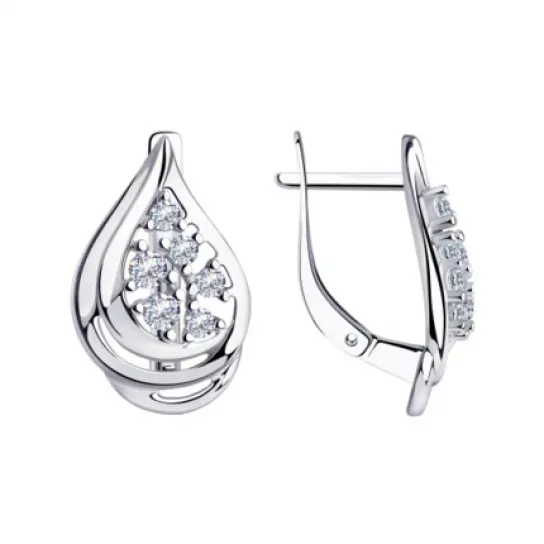 Серьги из серебра