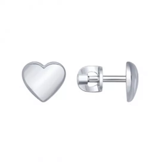 Пусеты из серебра