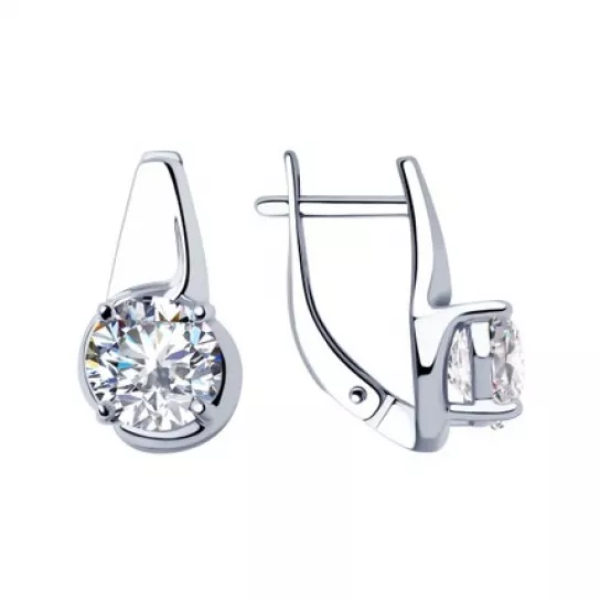 Серьги из серебра