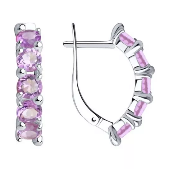 Серьги из серебра