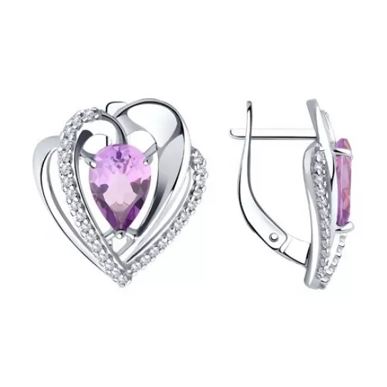 Серьги из серебра