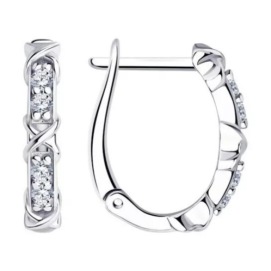 Серьги из серебра