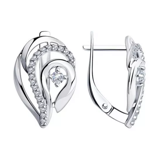 Серьги из серебра