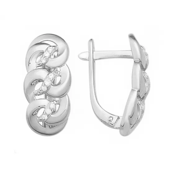 Серьги из серебра