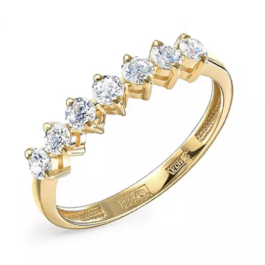 Кольцо с бриллиантами из золота