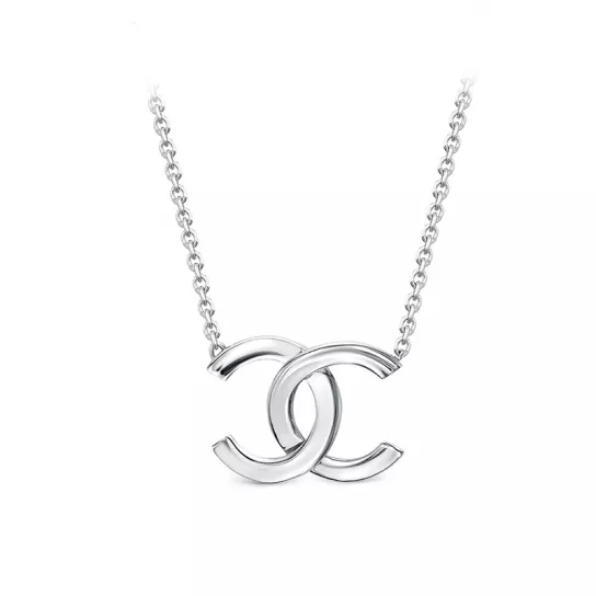 Колье с фианитом из серебра