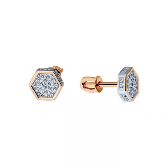 Пусеты из золота