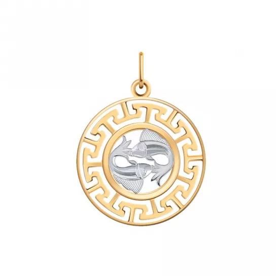 Подвеска зодиак из золота