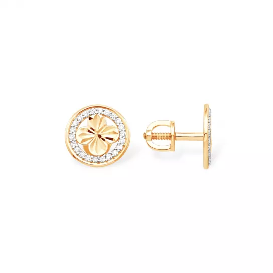 Пусеты из золота