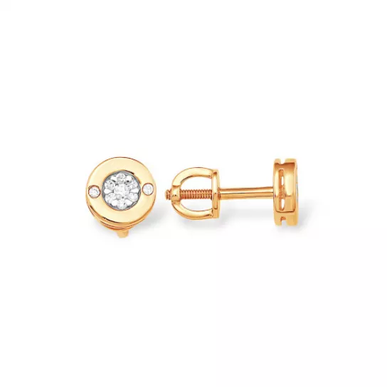 Пусеты из золота