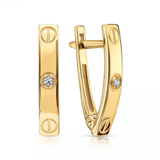 Серьги из золота