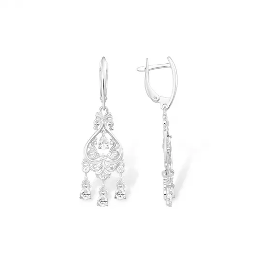 Серьги из серебра