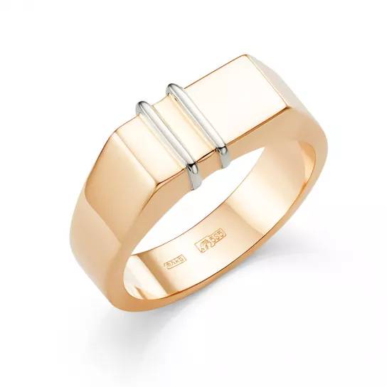 Кольцо-печатка из золота